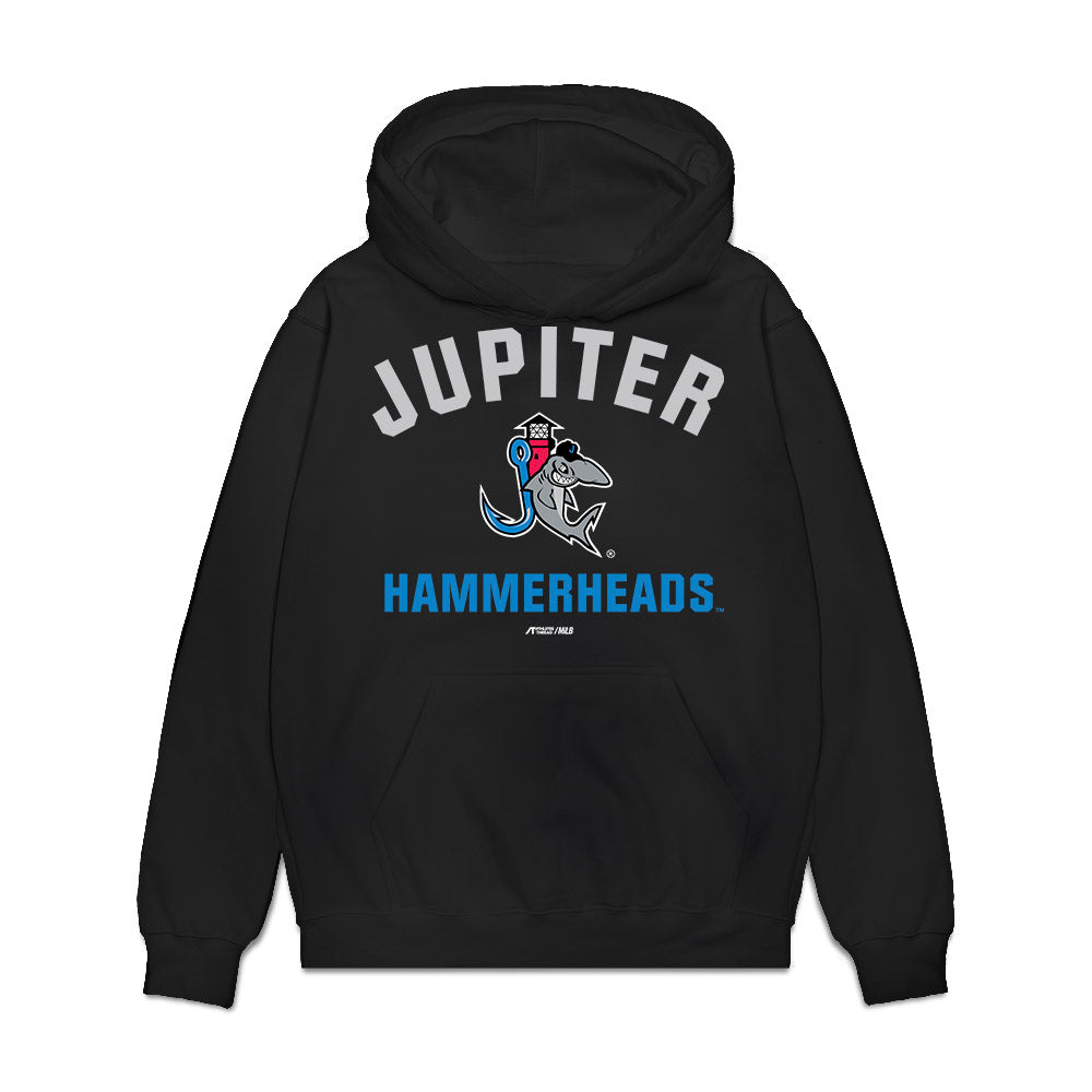 Jupiter Hammerheads - MILB Baseball : Samuel Carpio - Premium Hooded Sweatshirt-0