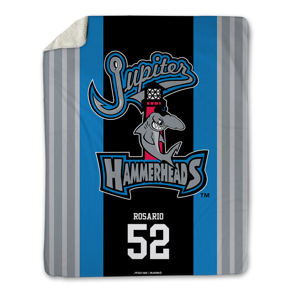 Jupiter Hammerheads - MILB Baseball : Jonathan Rosario - Blanket-0