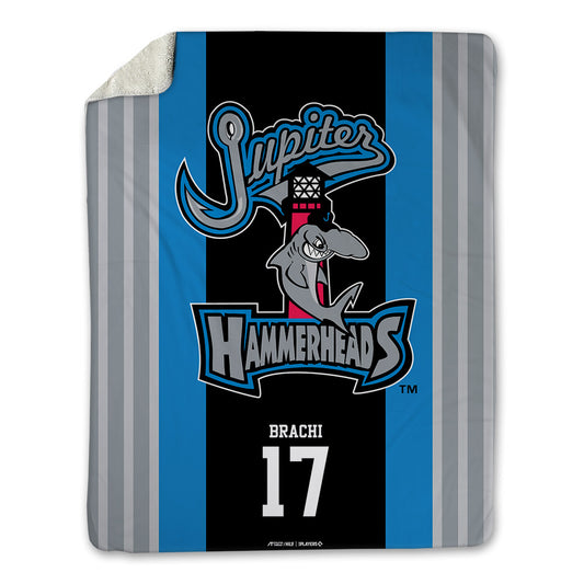 Jupiter Hammerheads - MILB Baseball : Angel Brachi - Blanket-0