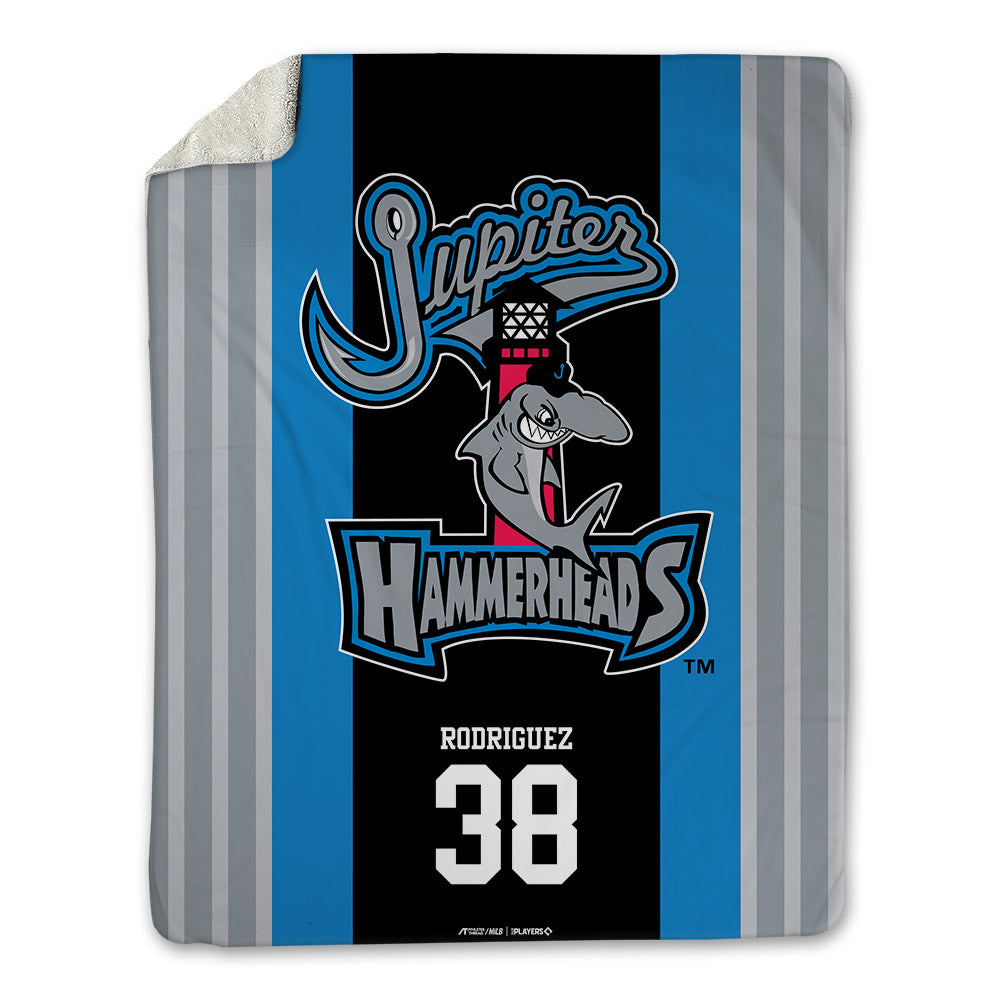 Jupiter Hammerheads - MILB Baseball : Victor Rodriguez - Blanket-0
