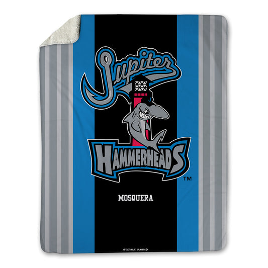 Jupiter Hammerheads - MILB Baseball : Eiver Mosquera - Blanket-0
