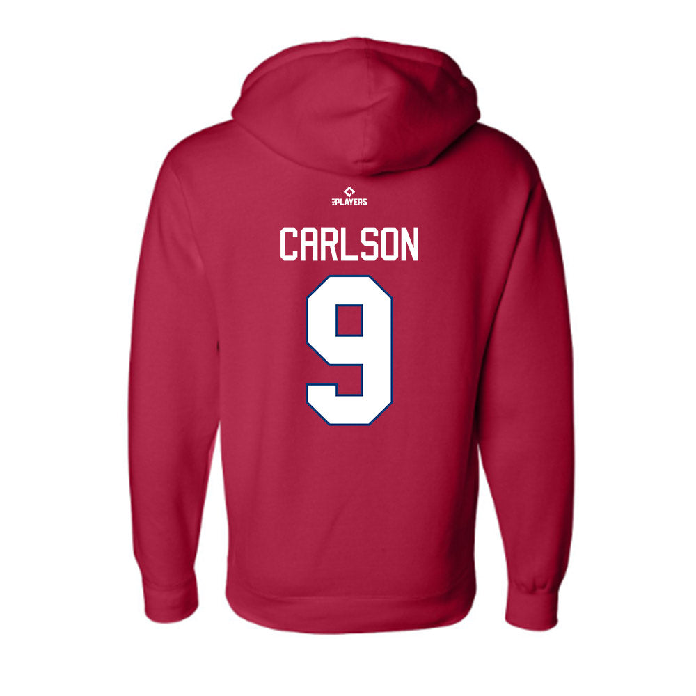 Kannapolis Cannon Ballers - MILB Baseball : Billy Carlson - Hooded Pullover Sweatshirt-1