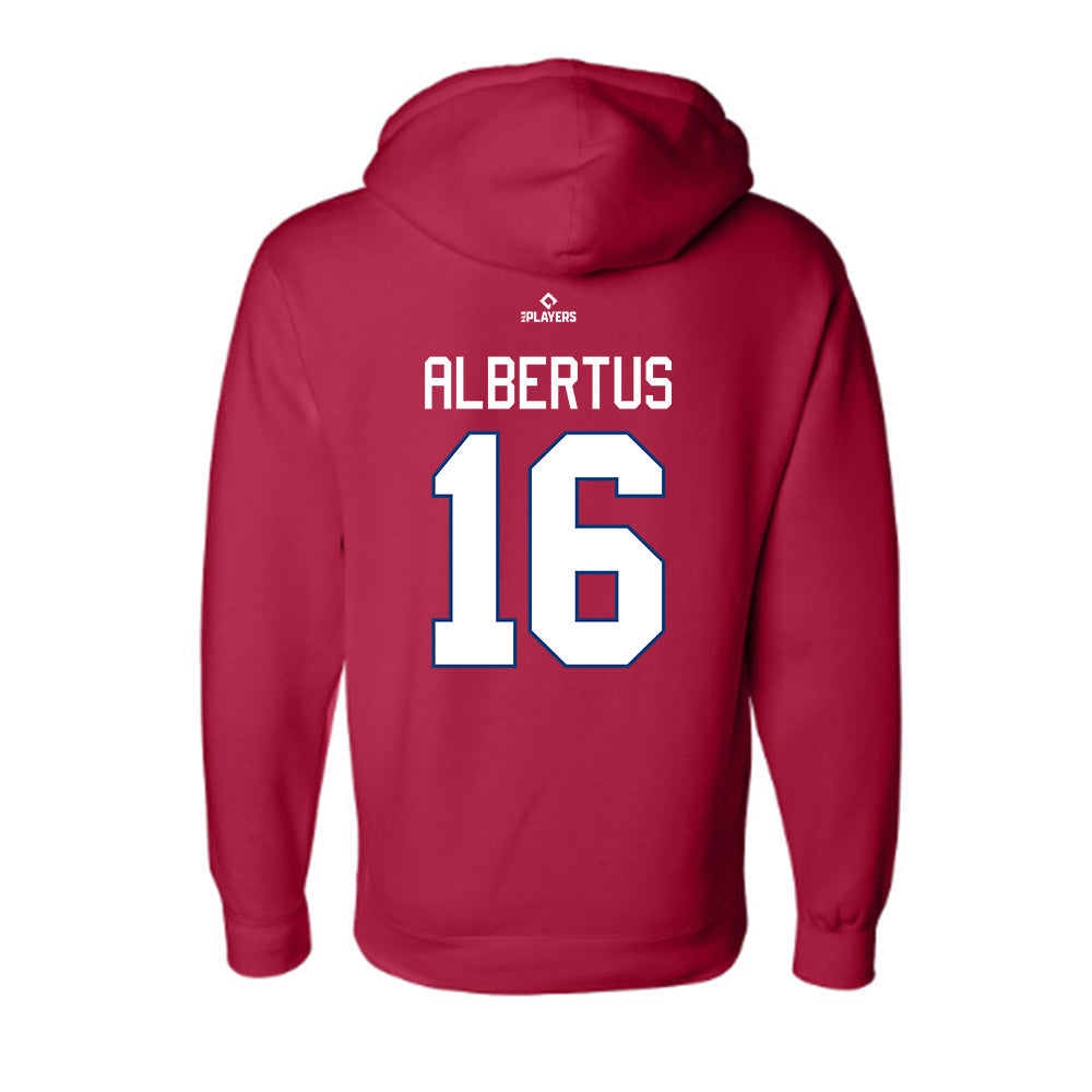 Kannapolis Cannon Ballers - MILB Baseball : Alexander Albertus - Hooded Pullover Sweatshirt-1
