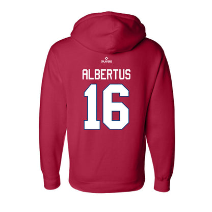 Kannapolis Cannon Ballers - MILB Baseball : Alexander Albertus - Hooded Pullover Sweatshirt-1