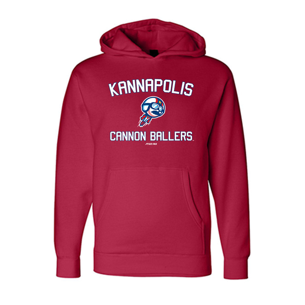 Kannapolis Cannon Ballers - MILB Baseball : Alexander Albertus - Hooded Pullover Sweatshirt-0