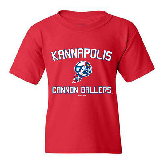 Kannapolis Cannon Ballers - MILB Baseball : Casey Saucke - Youth T-Shirt-0