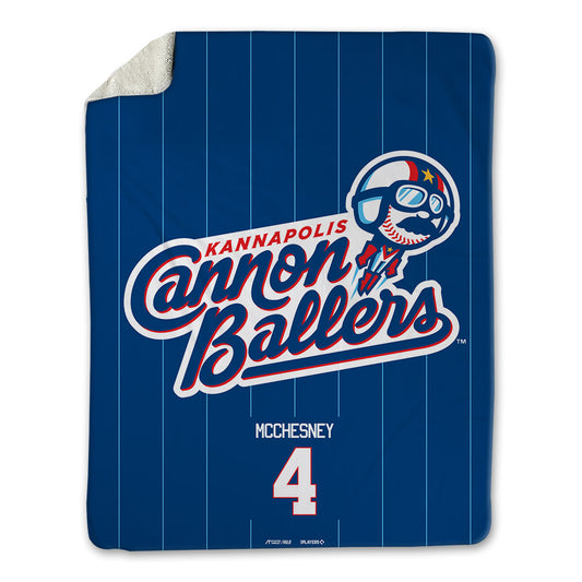 Kannapolis Cannon Ballers - MILB Baseball : Crew McChesney - Blanket-0