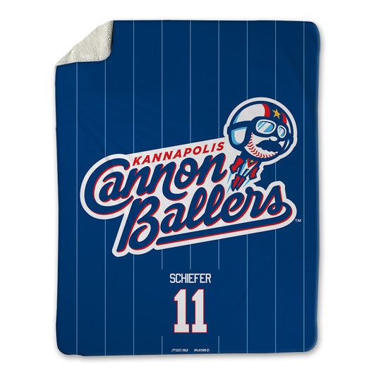 Kannapolis Cannon Ballers - MILB Baseball : Ryan Schiefer - Blanket-0
