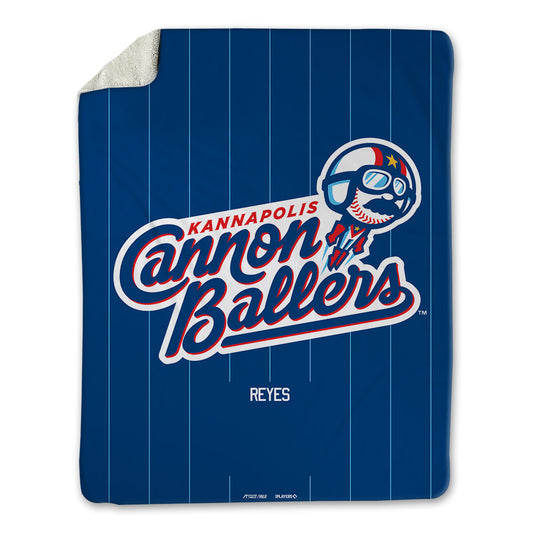 Kannapolis Cannon Ballers - MILB Baseball : Luis Reyes - Blanket-0