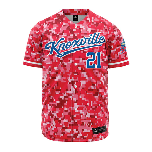 Knoxville Smokies - MILB Baseball : Tyler Ras - Jersey-0