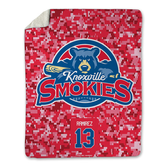 Knoxville Smokies - MILB Baseball : Alex Ramirez - Blanket-0