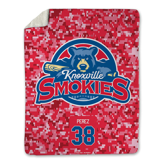 Knoxville Smokies - MILB Baseball : Kenyi Perez - Blanket-0