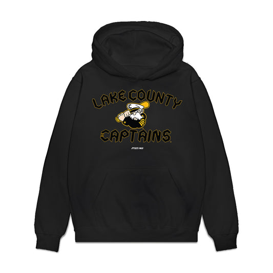 Lake County Captains - MILB Baseball : Tommy Hawke - Premium Hooded Sweatshirt-0