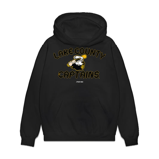 Lake County Captains - MILB Baseball : Zane Petty - Premium Hooded Sweatshirt-0
