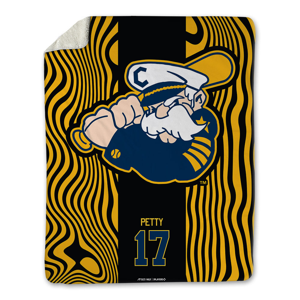 Lake County Captains - MILB Baseball : Zane Petty - Blanket-0