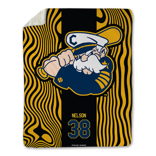 Lake County Captains - MILB Baseball : Riley Nelson - Blanket-0