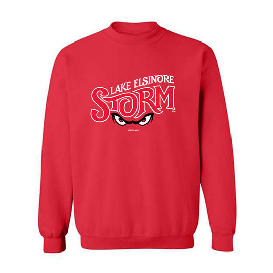 Lake Elsinore Storm - MILB Baseball : Yoesmerli Beltre - Crewneck Sweatshirt-0