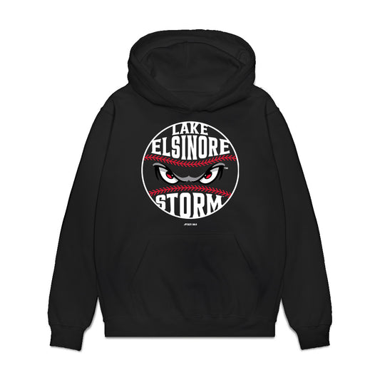 Lake Elsinore Storm - MILB Baseball : Ty Harvey - Premium Hooded Sweatshirt-0