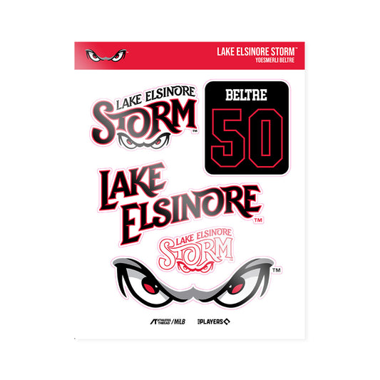 Lake Elsinore Storm - MILB Baseball : Yoesmerli Beltre - Sticker Sheet-0