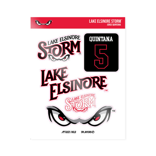 Lake Elsinore Storm - MILB Baseball : Jorge Quintana - Sticker Sheet-0