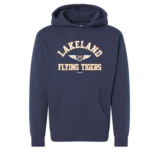 Lakeland Flying Tigers - MILB Baseball : Xiomer Guacache - Hooded Pullover Sweatshirt-0