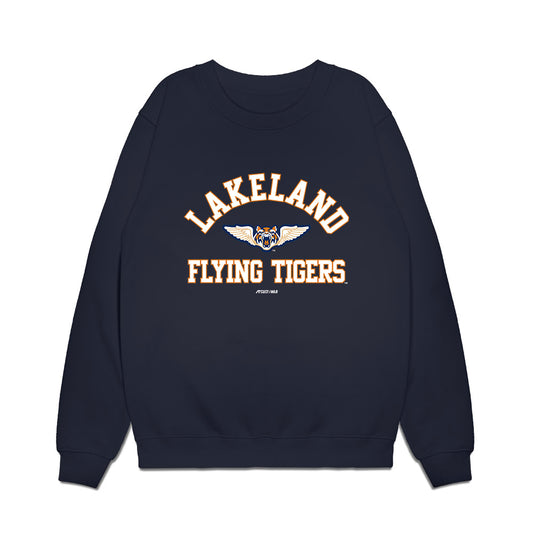 Lakeland Flying Tigers - MILB Baseball : Antonio Florido - Premium Crewneck Sweatshirt-0