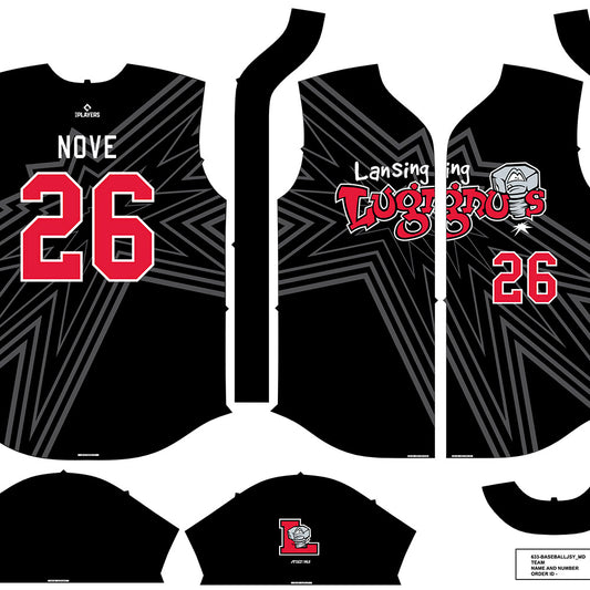 Lansing Lugnuts - MILB Baseball : Jackson Nove - Jersey-0