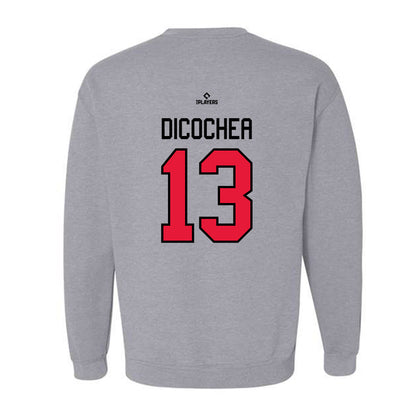 Lansing Lugnuts - MILB Baseball : Jose Dicochea - Crewneck Sweatshirt-1