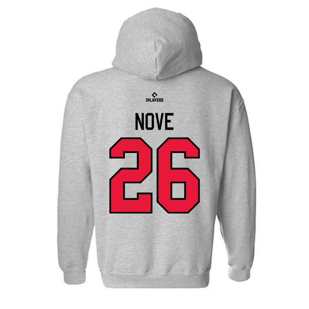 Lansing Lugnuts - MILB Baseball : Jackson Nove - Hooded Sweatshirt-1