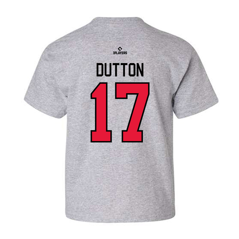 Lansing Lugnuts - MILB Baseball : Samuel Dutton - Youth T-Shirt-1