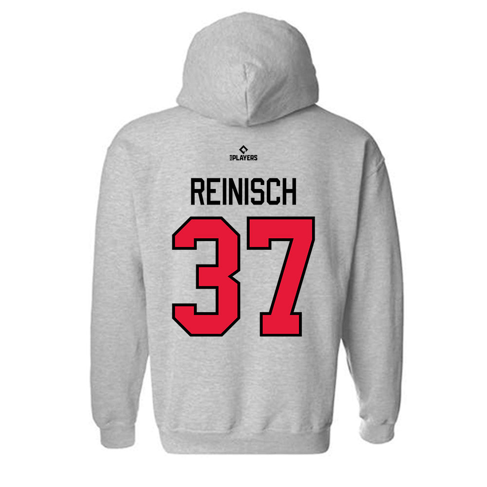Lansing Lugnuts - MILB Baseball : Jake Reinisch - Hooded Sweatshirt-1