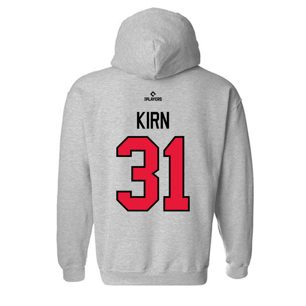 Lansing Lugnuts - MILB Baseball : Griffin Kirn - Hooded Sweatshirt-1