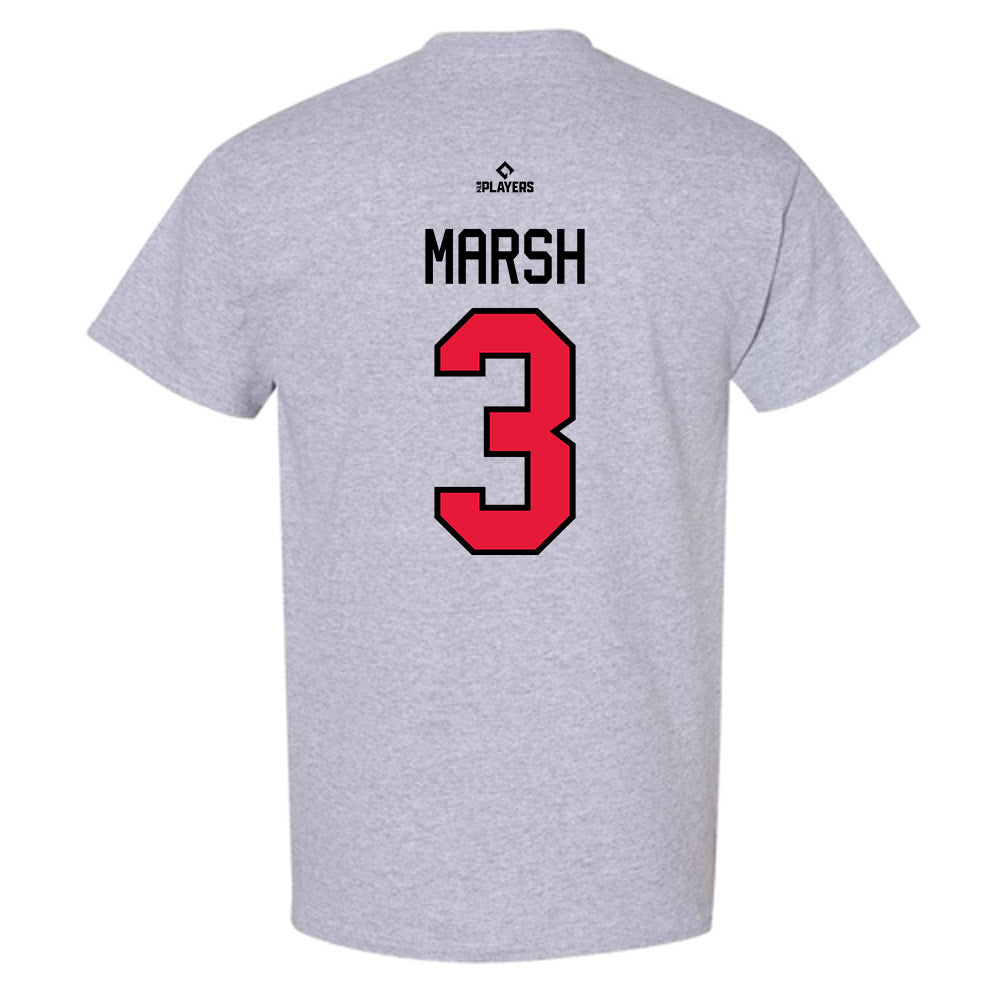 Lansing Lugnuts - MILB Baseball : Tanner Marsh - T-Shirt-1
