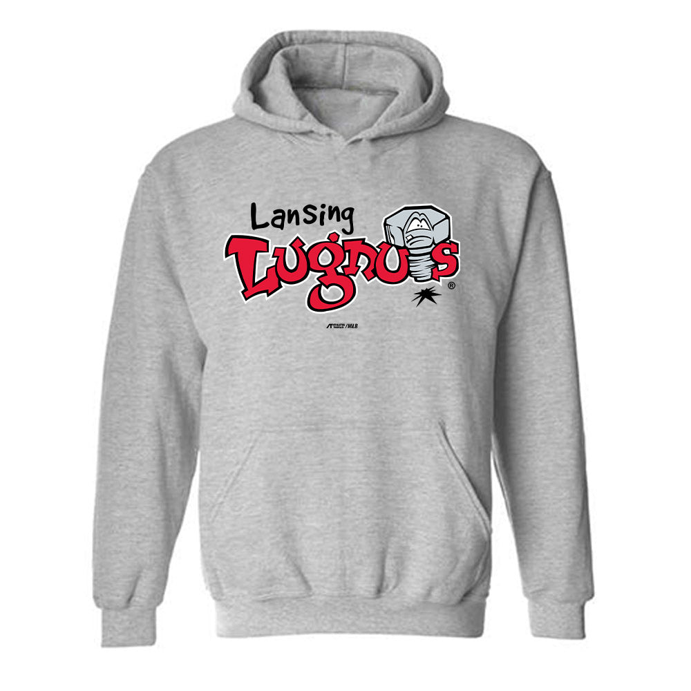 Lansing Lugnuts - MILB Baseball : Darlin Pinales - Hooded Sweatshirt-0