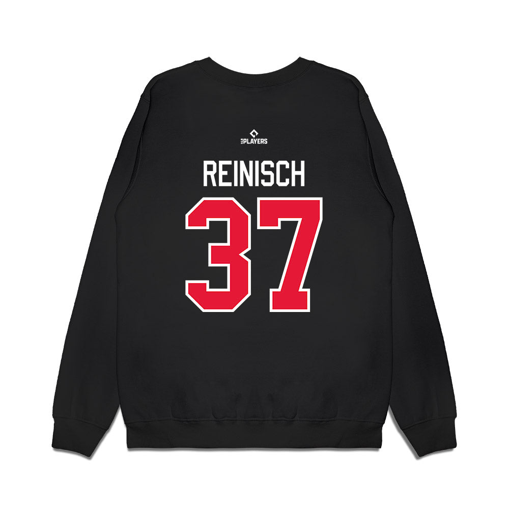Lansing Lugnuts - MILB Baseball : Jake Reinisch - Premium Crewneck Sweatshirt-1