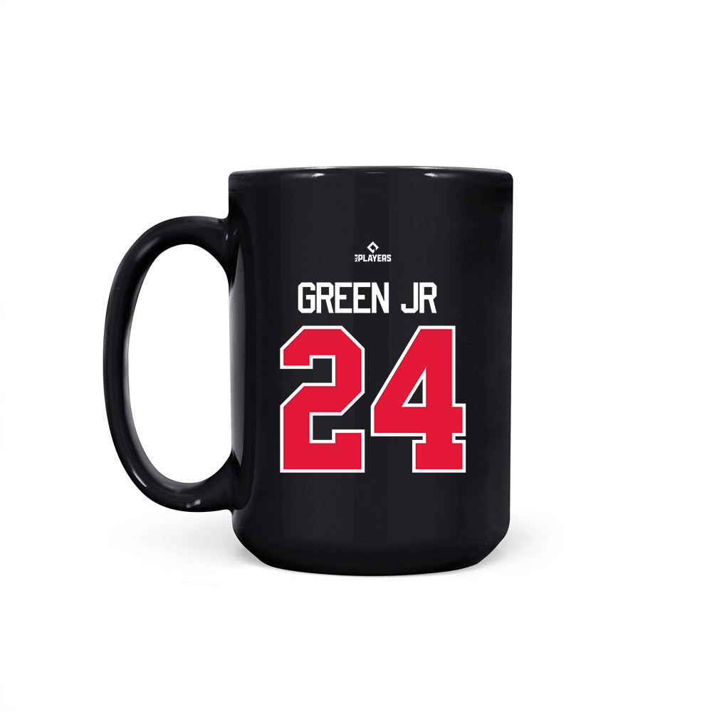 Lansing Lugnuts - MILB Baseball : Rodney Green Jr. - Coffee Mug-1