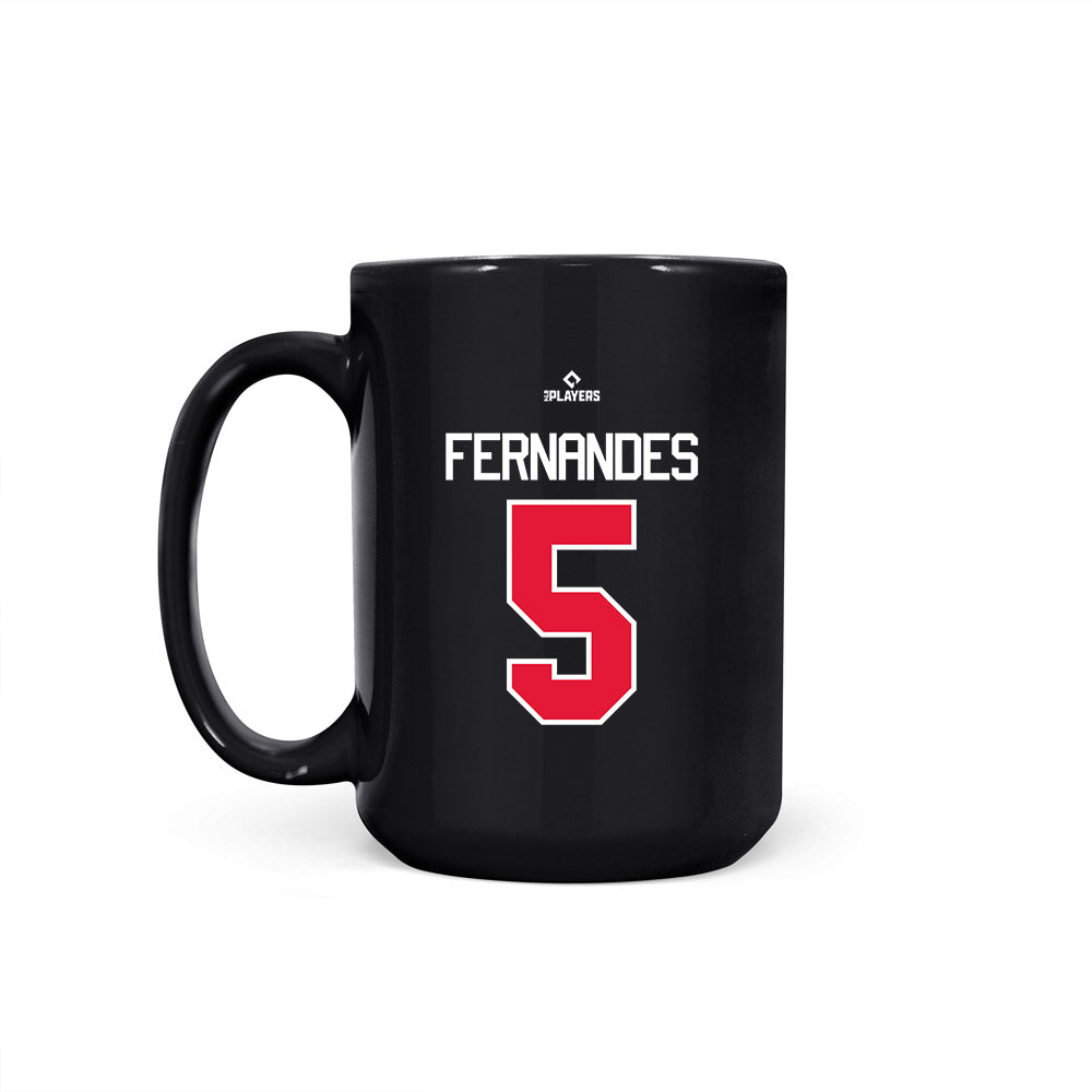 Lansing Lugnuts - MILB Baseball : Alex Fernandes - Coffee Mug-1