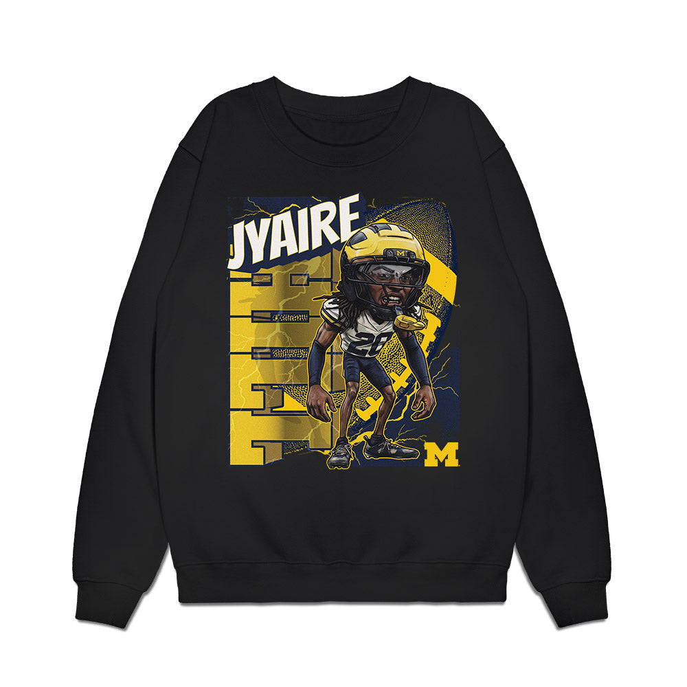 Michigan - NCAA Football : Bobblehead Premium Crewneck Sweatshirt-0