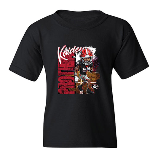 Georgia - NCAA Football : Kaiden Prothro - Caricature Youth T-Shirt-0