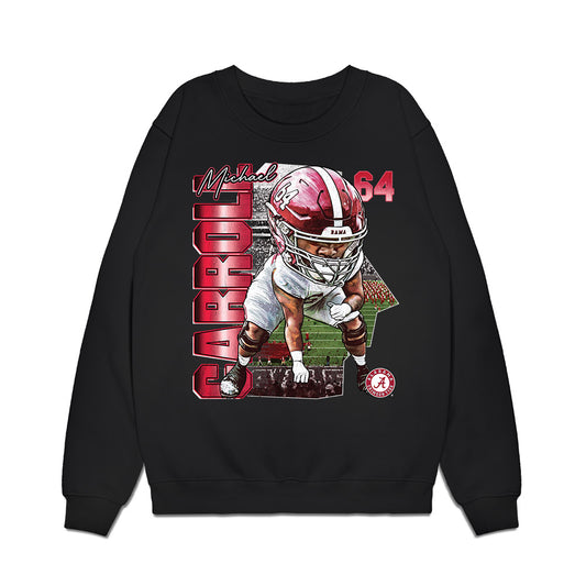 Alabama - NCAA Football : Michael Carroll - Caricature Premium Crewneck Sweatshirt-0