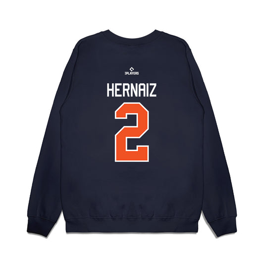 Vegas Aviators - MILB Baseball : Darell Hernaiz - Premium Crewneck Sweatshirt-0