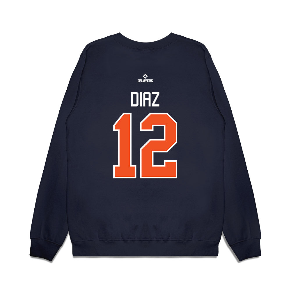 Vegas Aviators - MILB Baseball : Davis Diaz - Premium Crewneck Sweatshirt-0