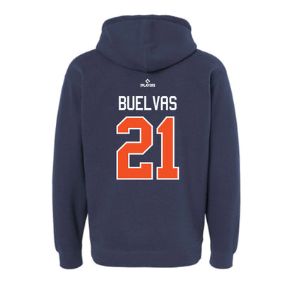 Vegas Aviators - MILB Baseball : Brayan Buelvas - Hooded Pullover Sweatshirt-2