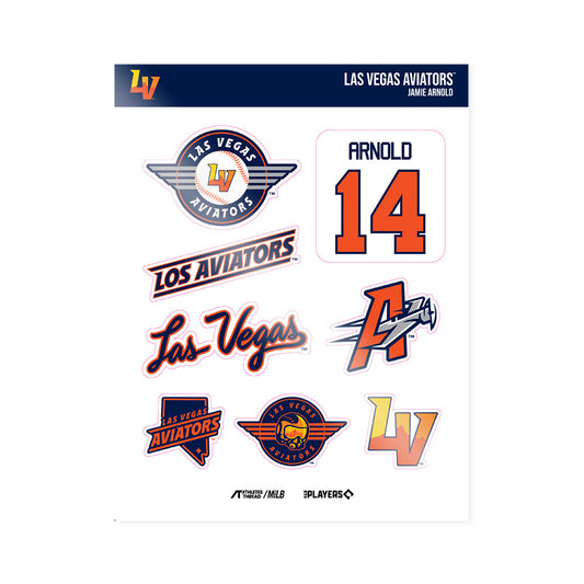 Vegas Aviators - MILB Baseball : Jamie Arnold - Sticker Sheet-0