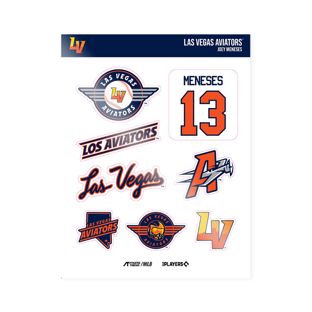 Vegas Aviators - MILB Baseball : Joey Meneses - Sticker Sheet-0