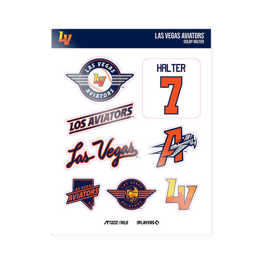 Vegas Aviators - MILB Baseball : Colby Halter - Sticker Sheet-0