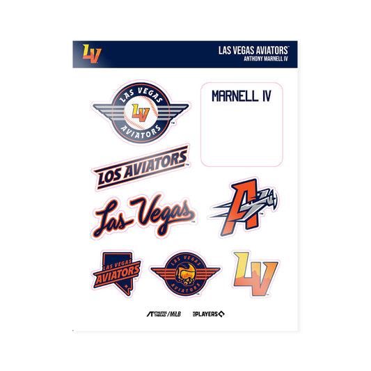 Vegas Aviators - MILB Baseball : Anthony Marnell IV - Sticker Sheet-0