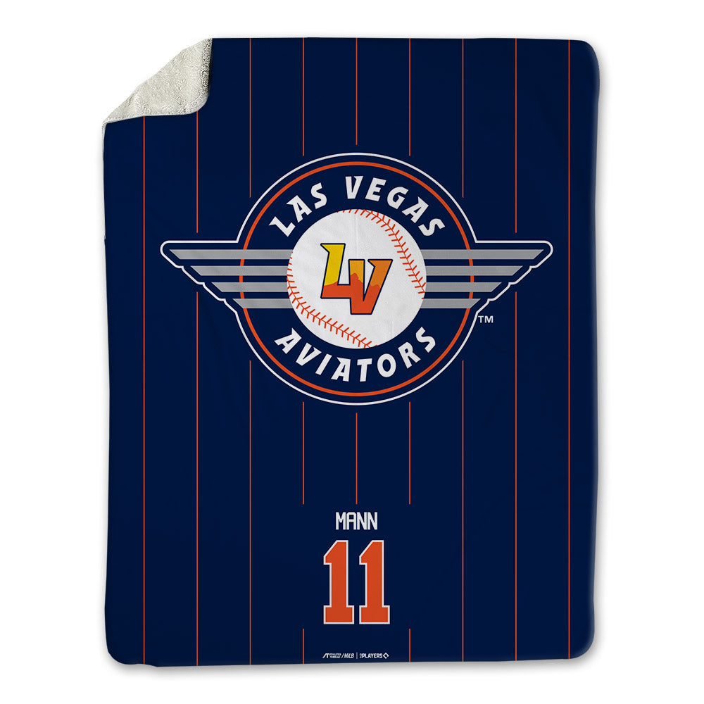 Vegas Aviators - MILB Baseball : Luke Mann - Blanket-0