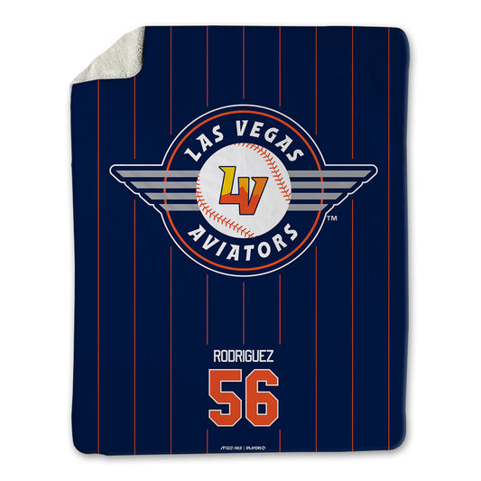 Vegas Aviators - MILB Baseball : Gustavo Rodriguez - Blanket-0