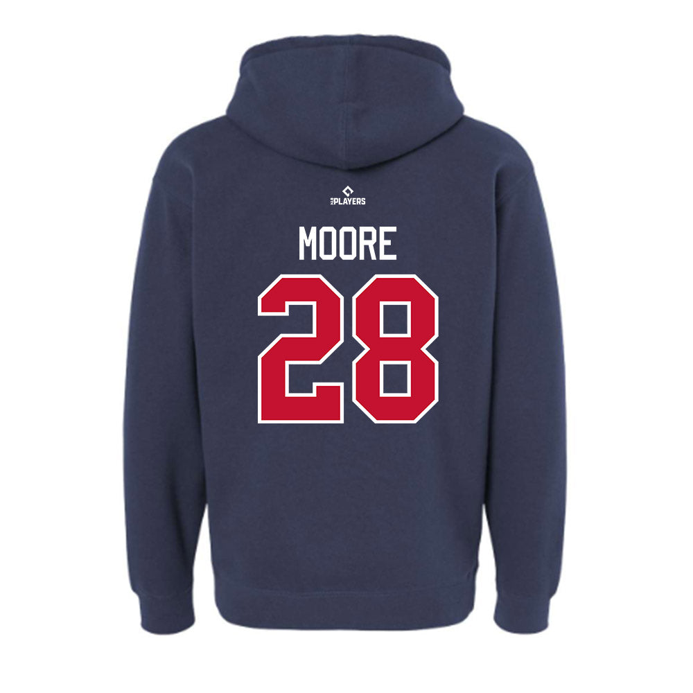 Lehigh IronPigs - MILB Baseball : Dylan Moore - Hooded Pullover Sweatshirt-1